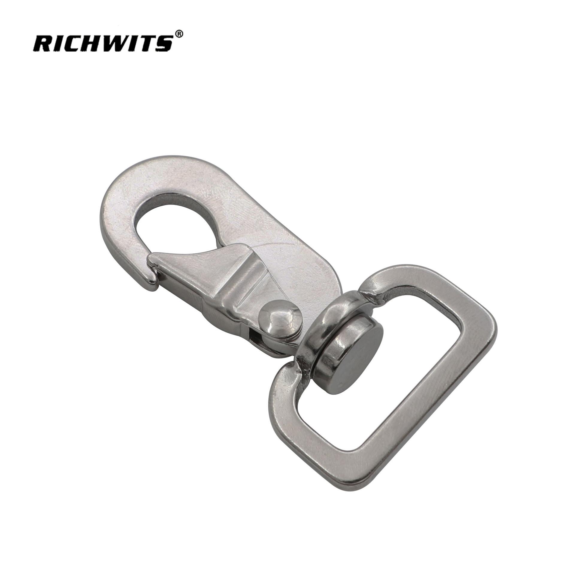 Universal Stainless Steel Rotating Spring Hook Buckle 30mm 304 (Single 54g)