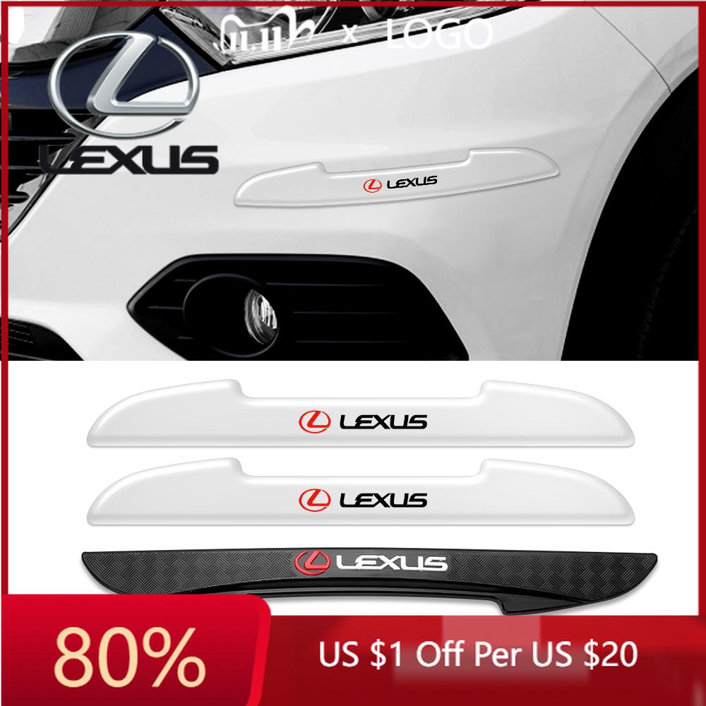 2026 Hot Interior Stickers 4pcs For Lexus F SPORT ES LS IS GS LC RC CT200h GS300 Car Door Edge Collision Prevention Bumper Strip