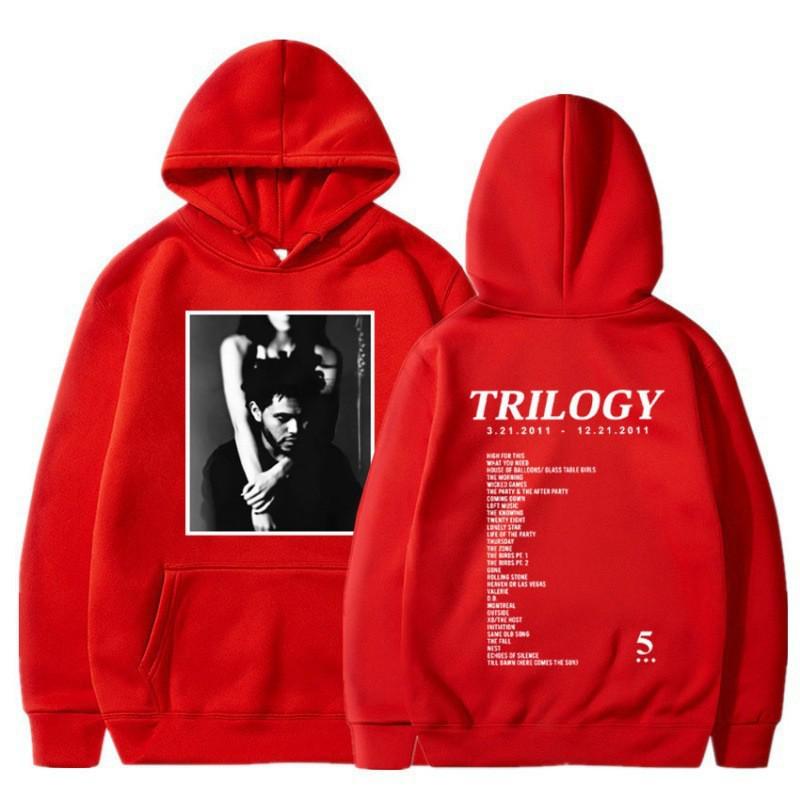 Europäische Größe The Weeknd Trilogy Musikalbum Hoodie
