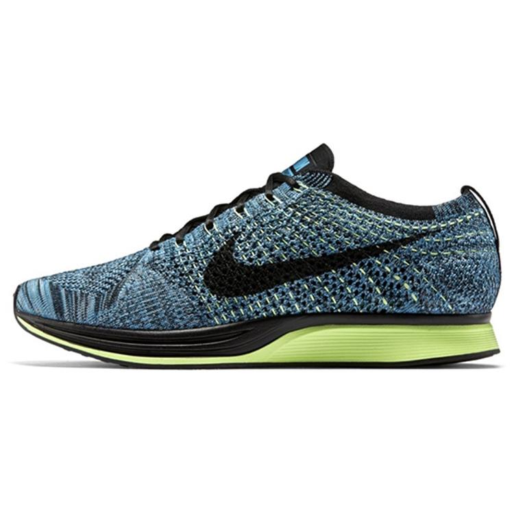 New Nike Flyknit Racer Blue Gecko 526628-401