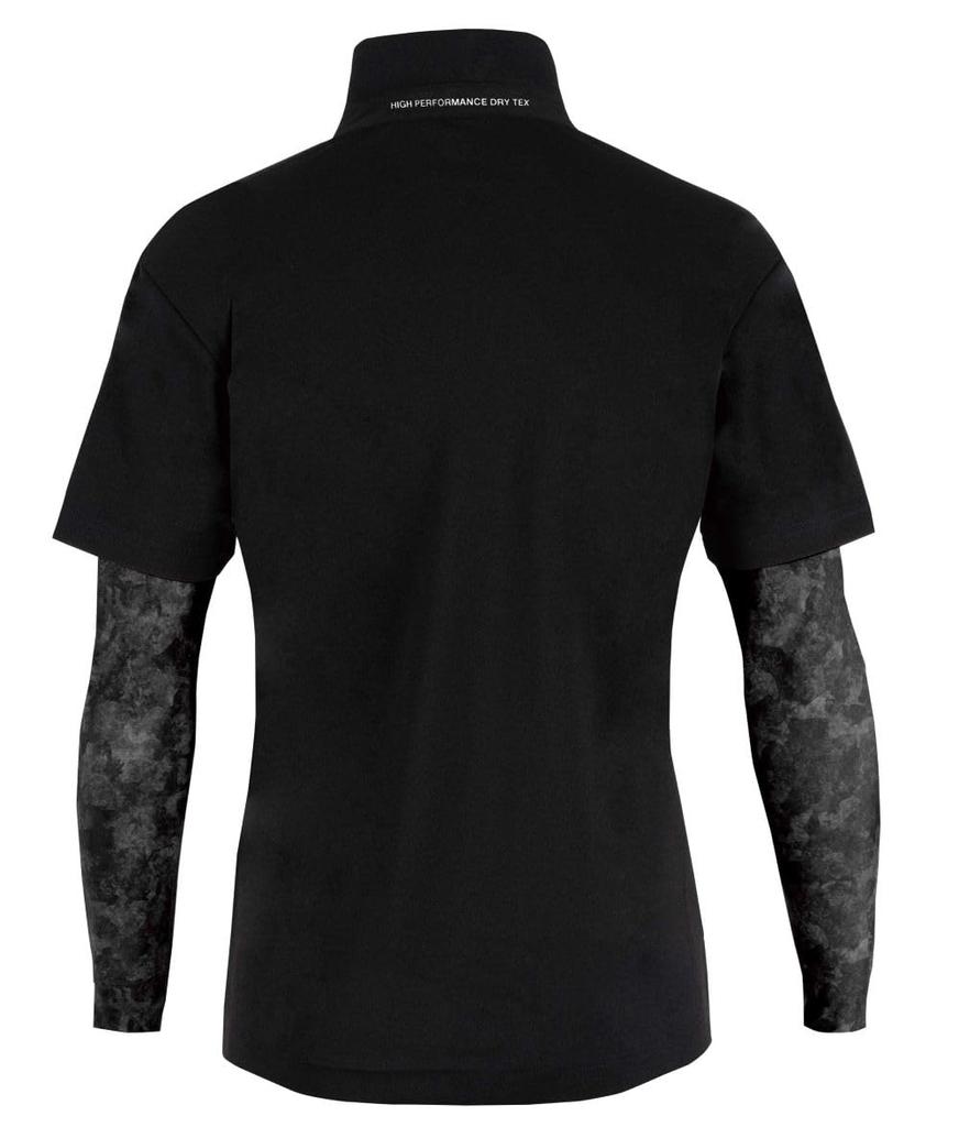 EVEN RIVER Faux Layered Dry Polo Shirt, Spring/Summer, Camouflage Green, HY09L, Size 15 LL