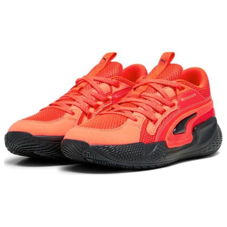 Puma Court Rider Chaos Team Red Blast Unisex Sneakers Black 379013-03