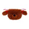 Marushin Wonderful Peace Drawstring Bag with Fluffy Toy Poodle Fur and 0765011300 Embroidery,