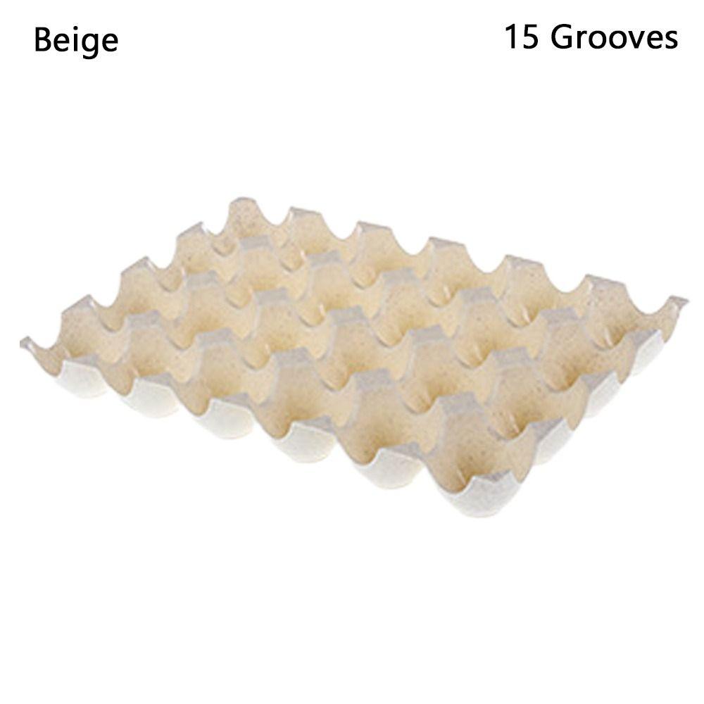 Large-capacity Egg Storage Box 24/15 Grooves Egg Dispenser for Kitchen Trendy Egg Container
