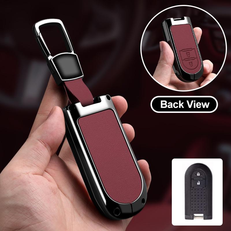 Metal Car Key Case Cover Shell Fob For Toyota Roomy Tank Passo Roomie For Daihatsu La600S La610S La150S Canvas Tanto Move
