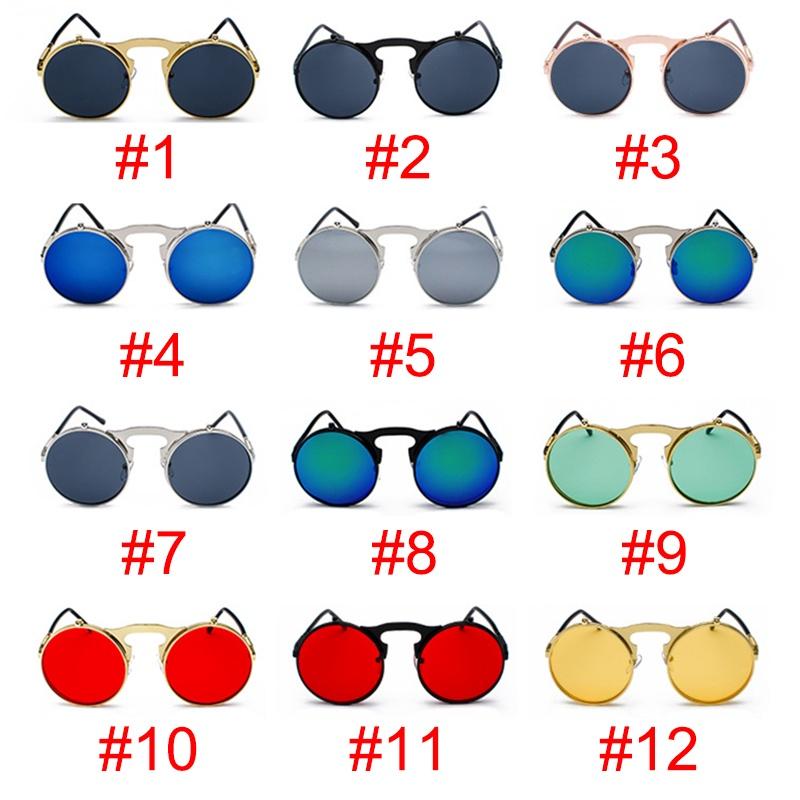 Lunettes Steampunk Gothiques Vintage Avec Monture en Alliage de Qualité Supérieure et Verres AC