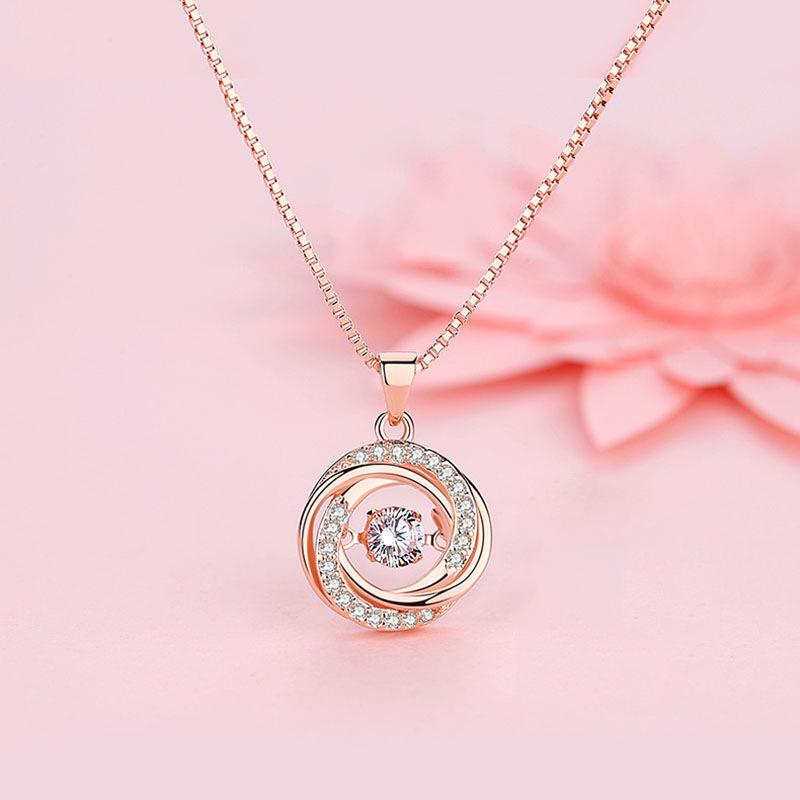 

Agile Necklace for Women, Japanese and Korean Fashion Temperament, Versatile Beating Heart Pendant, Collarbone Chain, Neck Chain