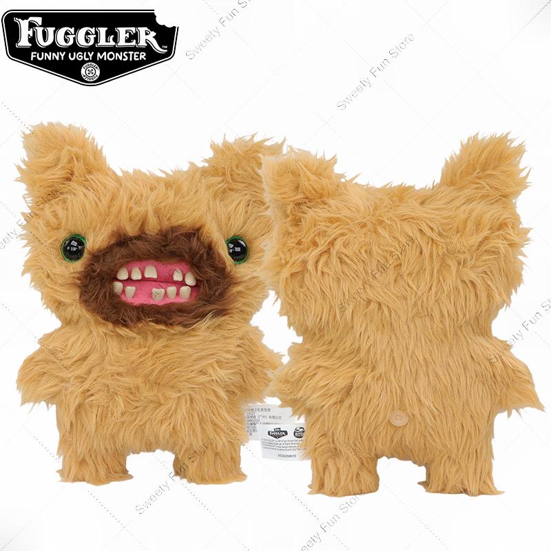 100% Original Fuggler Plush Toys Funny Ugly HAIRY FUGGS Series Tooth Monster Stuffer Plushies Cute Sir Belch Screech Dolls Gifts