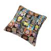 Custom Fashion Narutos Uzumaki Head Collage Cushion Covers 40x40cm Soft Anime Cartoon Throw Pillow for Car Square Pillowcase