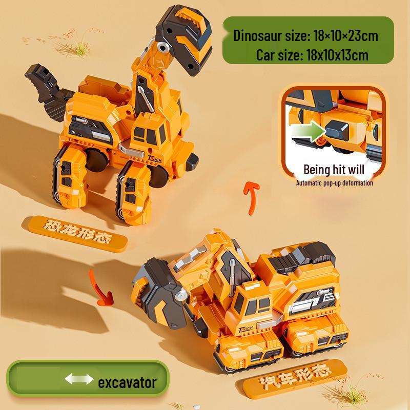 Children's Dino Car: Inertia Toy T-Rex Tank Model, Ideal for Boys' Gifts