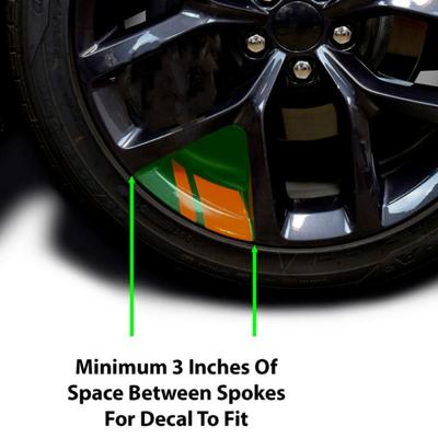 6Pcs Excellent Wheel Exquisite Modified Rim Sticker Styling Auto Auto Moto Wheel Hub Reflective Decals