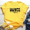 Dance Mom Shirt Dance Lover Dancer Mama Tshirt Vintage Mom Life Tees Women Short Sleeve Casual Tee Harajuku Tops Gift for Mom