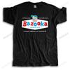 Mens Loose Tops Summer Cotton Black Funny Tshirt BAZOOKA New Arrived Man Casual T Shirt Cotton Bigger Size Drop Shipping