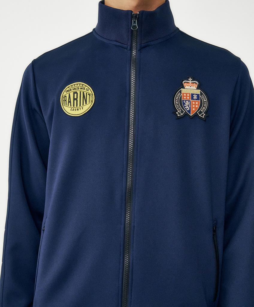 From Arles 90S Vintage Jersey Jacket / Navy
