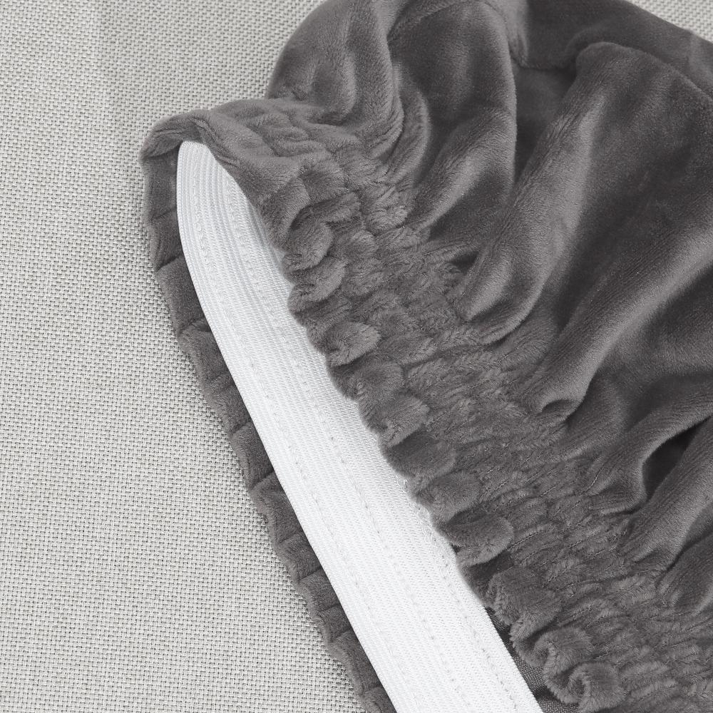 5-Sitzer Relaxsesselbezug, 7-teiliger Samt-Relaxtsessel-Ecksofabezug, Stretch L-Form Liege-Sektionssofabezüge