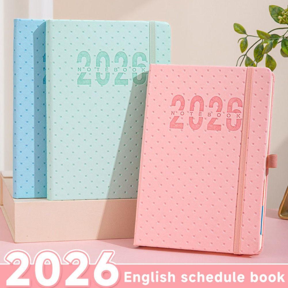 A5 Agenda Book To Do List Planner Notebook Portable Calendar Book  Office Supplies