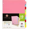 Pukka Pad 10 Part Dividers – 1 Pack of 10 Tabbed Set for 3-Ring Binder, Page Separators for Home, Office, School Organization – 8.5 x 11 Inches