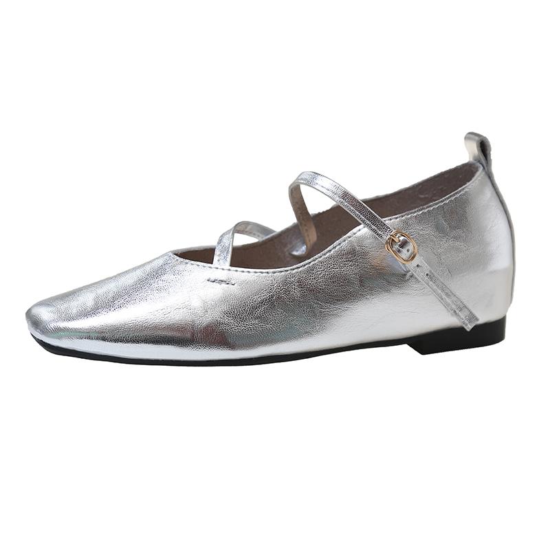 Spring/Summer Elegant Retro Mary Jane Casual Flat Shoes New Soft Comfortable Ballet Shoes Women Chaussure Femme