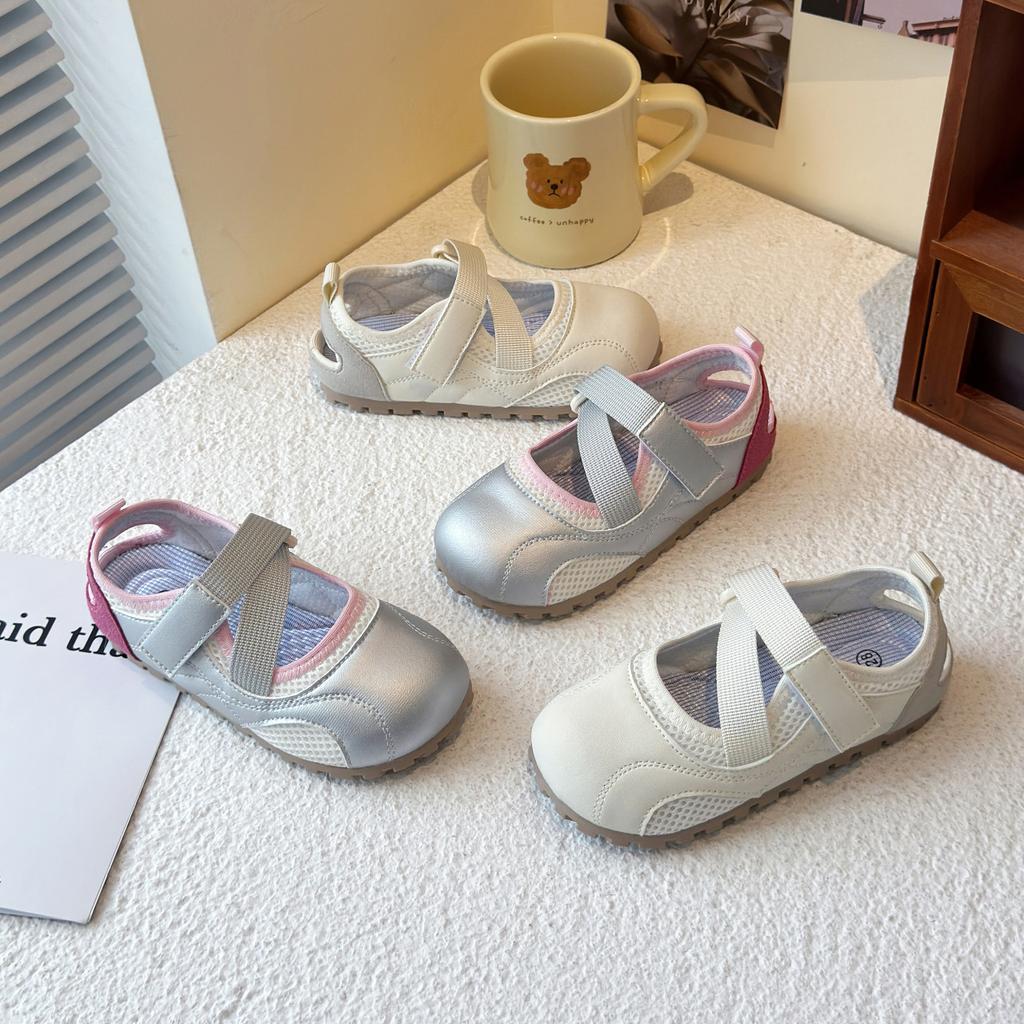 Girls' Ballet-Style German Training Shoes, New Spring/Summer Mary Jane Sneakers for Girls, Princess Shallow-Soled Baby Sandals