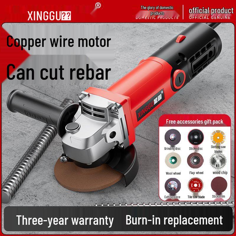 High-Power Multifunctional Angle Grinder and Polisher