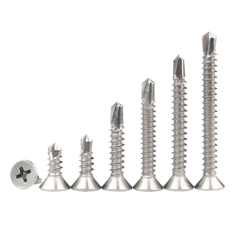 OIMG 410 Stainless Steel Phillips Flat Head Self-Tapping Screws