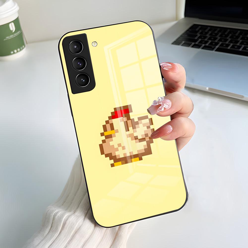 S-Stardew V-Valley Game Phone Case For Samsung S25 S24 FE S23 S22 S21 Plus S20 Ultra Note20Ultra Black Glass Cover