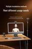 Ultra HD Webcam with USB Microphone for Online Classes & Live Streaming