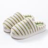 Cotton slippers women's 2025 new autumn and winter indoor home thick bottom fluffy plush warm non-slip confinement cotton mop