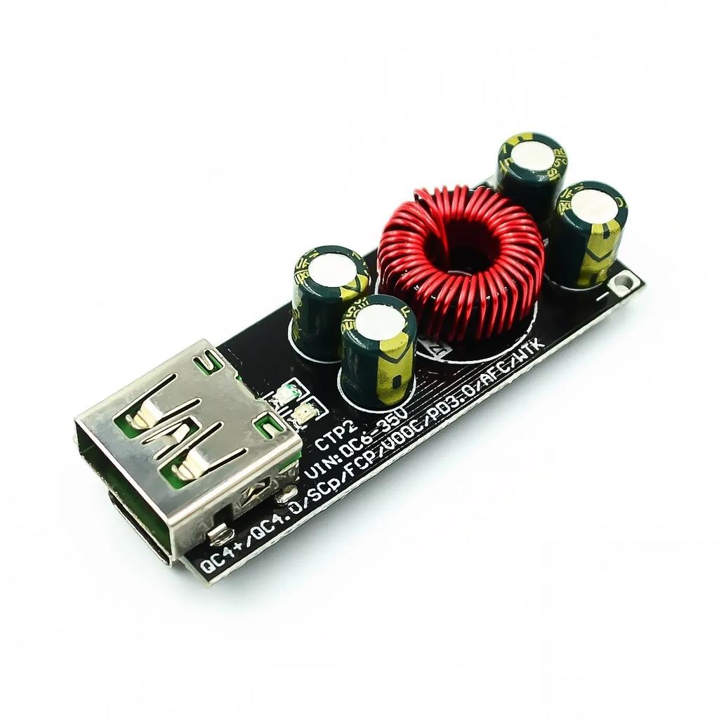 QC4.0 QC3.0 USB Type-C Mobile Phone Quick Charge Adapter 6 -35V Step Down Buck Boost Module for Huawe SCP/FCP Appl PD Qualcomm