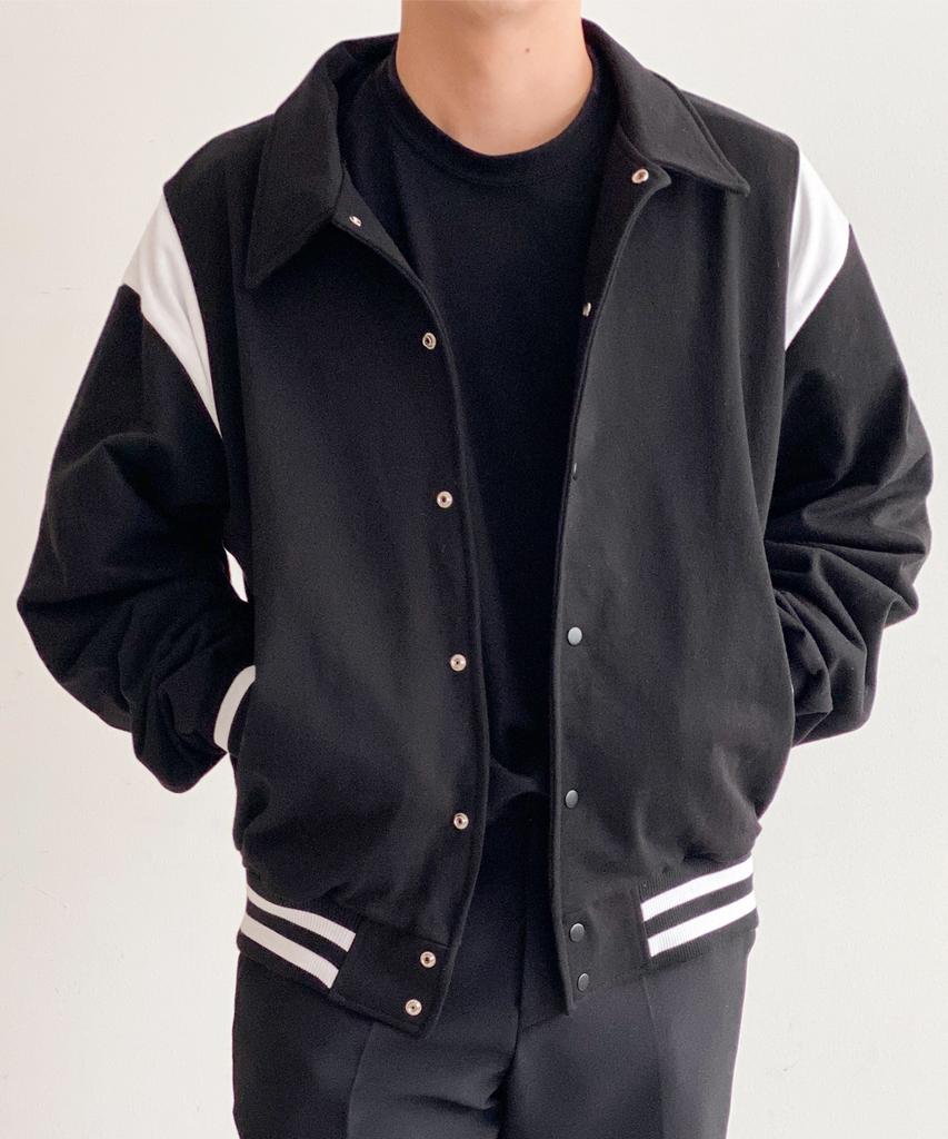Vannworks Heavyweight Varsity Jacket Black (Vndjk102)