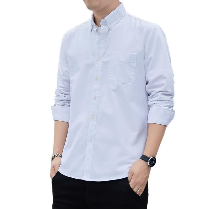 RED DRAGONFLY Men's 2026 Casual Solid Long-Sleeve Shirt
