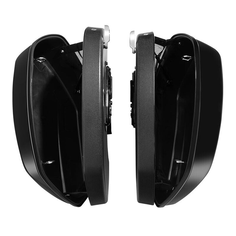 Motorcycle Black Saddlebag Saddle Bags Docking Kit For Harley Sport Glide FLSB 2018-2024