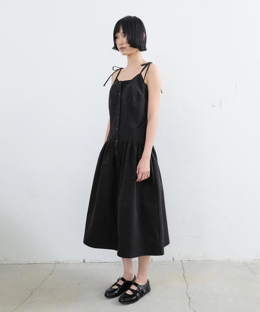SEALOT Layered Sleeveless Long Dress (Black)