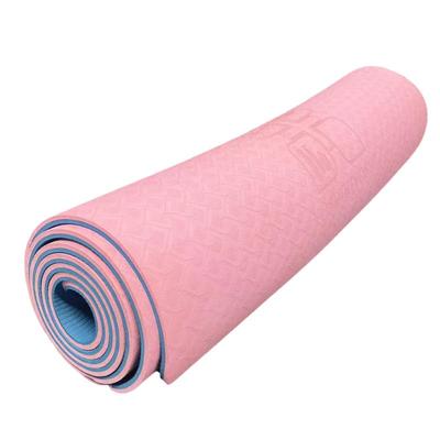 YOSHIKIYOSHI Yoga 6mm Made of TPE SGS Lightweight and Includes Mat and Yoga Bag Mat, Thick, Eco-Friendly Material, Certified, Double-Sided Non-Slip,