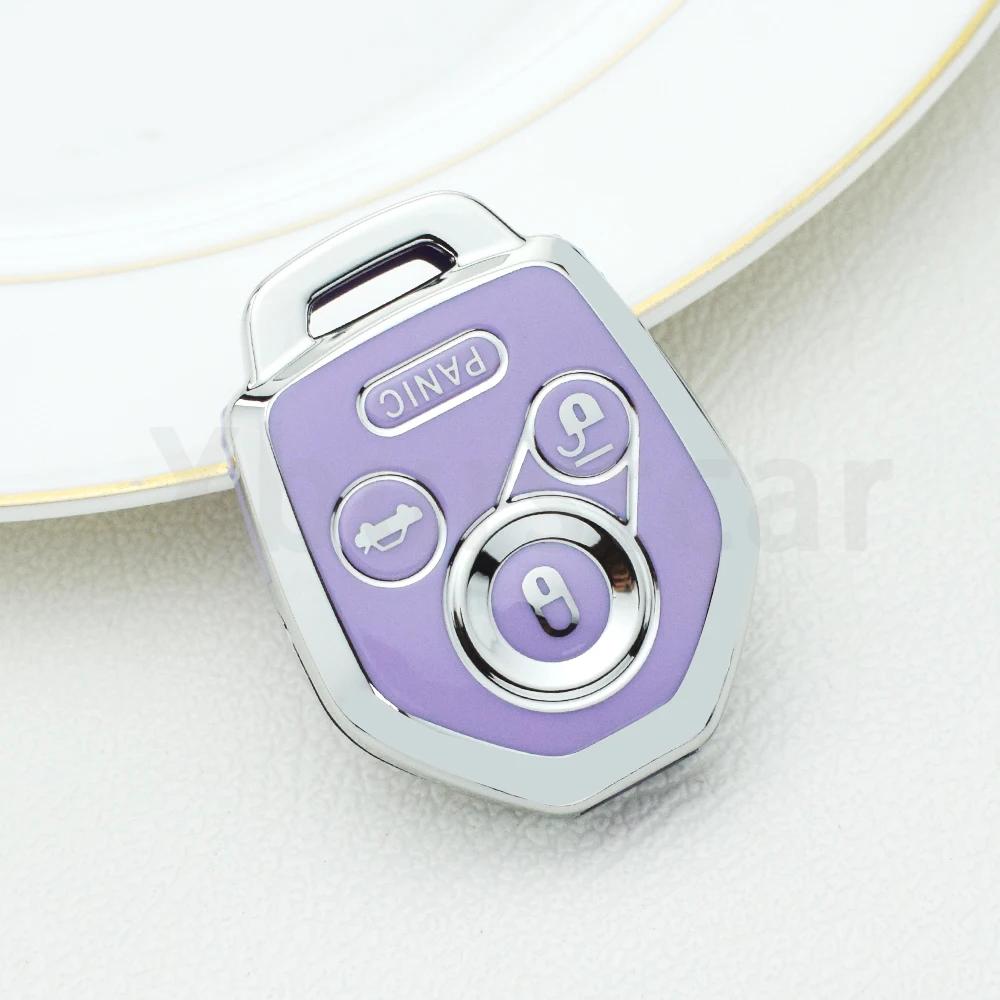 TPU Autoschlüsselhülle Abdeckung Schale Schlüsselanhänger Halter 4 Tasten Für Subaru Tribeca Forester WRX XV Outback Legacy Impreza Crosstrek