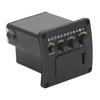 EQ01 Acoustic Guitar Tuner 2 Band EQ Black Guitar Tuner for Practice Stage Studio