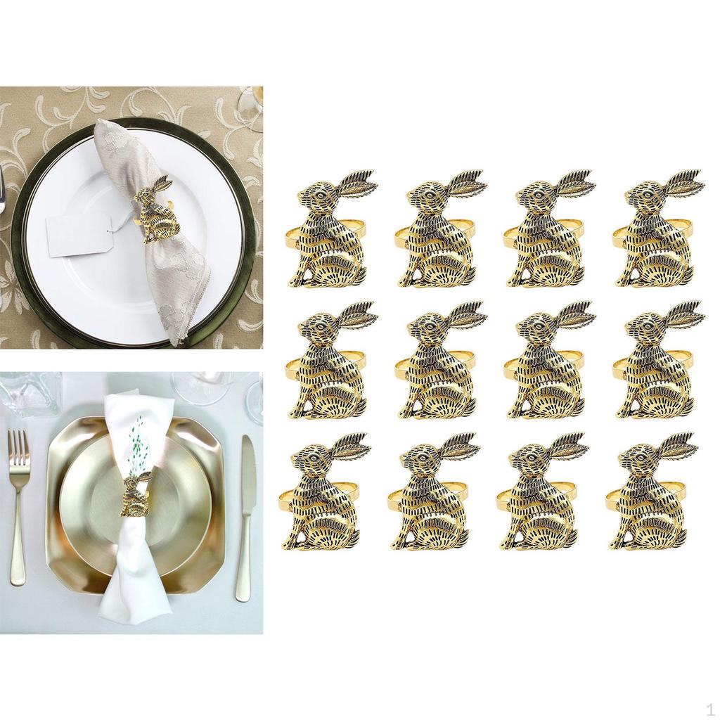 Wzór Wielkanocne Pierścienie na Serwetki Uchwyt Ozdoba Elegancka Klamra na Stół do Jadalni dla