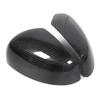 Pair Rearview Wing Mirror Cover Carbon Fiber Sticker Trim Fit for Smart Fortwo 2009‑2014