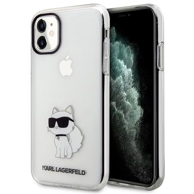 Karl Lagerfeld KLHCN61HNCHTCT iPhone 11/ Xr 6.1" Transparent Hardcase Ikonik Choupette
