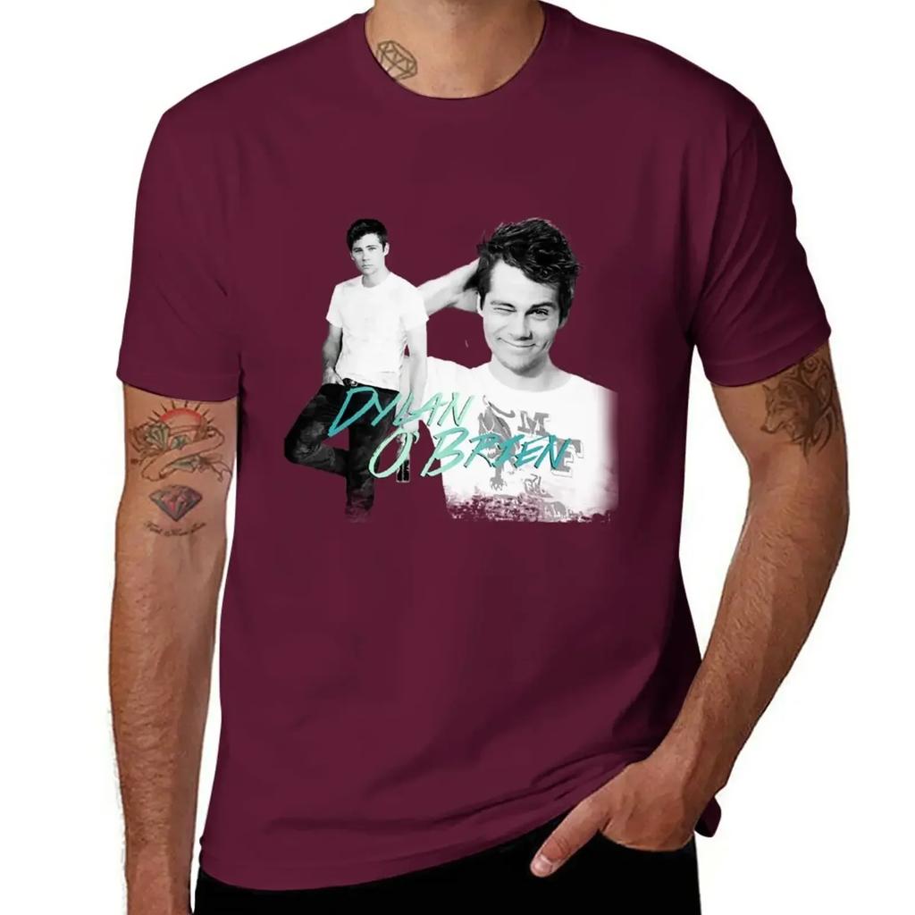 Dylan Obrien Tshirt Graphics Blacks Quick Drying Unisexs Graphic Tshirts Funny