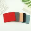 Purse Candy Color PU Leather Credit Card Pocket Business Card Cover Credit Card Box Slim Wallets
