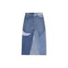 Levis SS24 Rainbow Series Color Block Comfortable Denim Maxi Skirt Women Skirts Denim-Blue A8395-0000