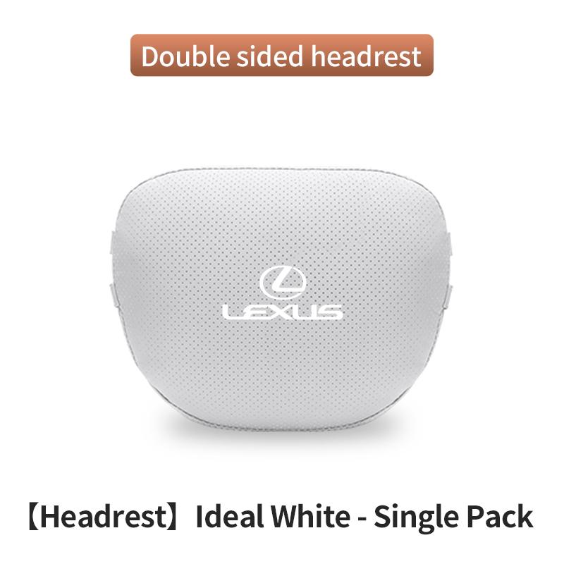 Pro Lexus F Sport ES300 LS500h RX300 GS300 IS300 LX570 CT200h Auto Semišová Kůže Opěrka Hlavy Podpora Krku Polštář Sedadla Bederní Polštářek