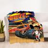 1pc Monster Machines Blaze Outdoor Blanket Lightweight Flannel, Soft & Warm, All-Season Use for Sofa, Outdoor, Camping, Living Room, Office062