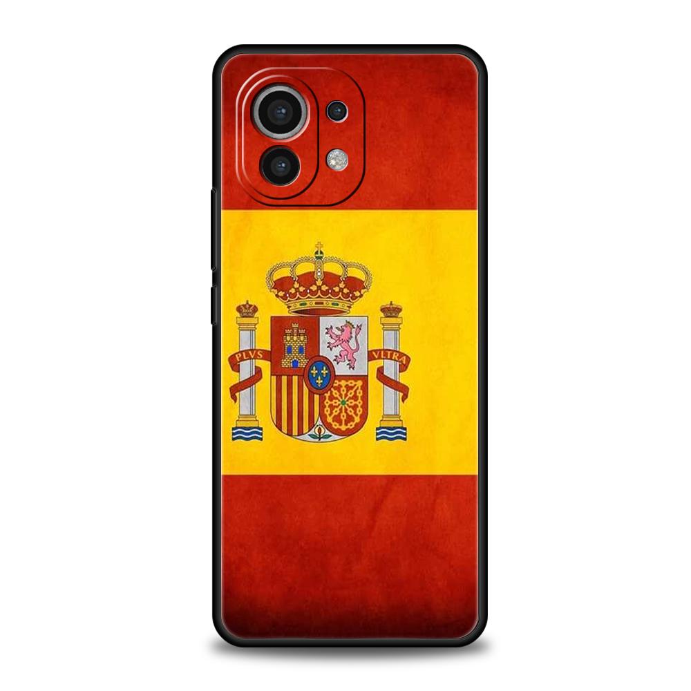 

Spain Bull Flag Phone Case For Xiaomi 15 14 13 12 Lite 14T 13T 12T Pro Poco X7 X6 X5 X4 X3 NFC F7 Ultra F6 Pro Soft Cover Poco X7