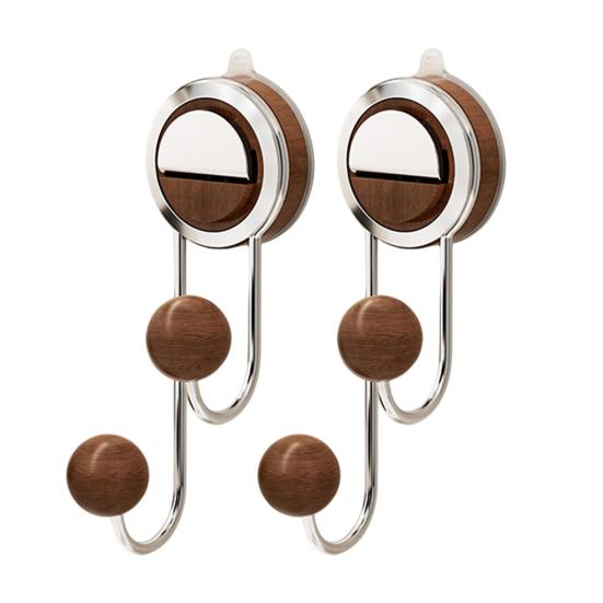 Hook Load-Bearing Non-Slip Wall Hook with Vacuum Suction Cup Reusable Wall Hook for Bathroom Kitchen Porch