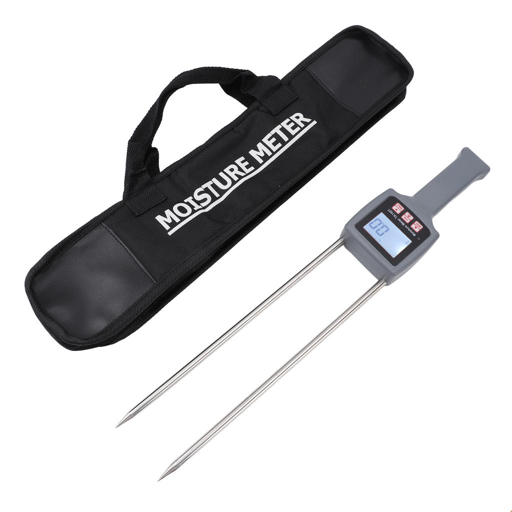 Portable Hay Moisture Meter Professional High Accuracy Handheld Digital Hay Moisture Tester for Herbal Cereal Straw