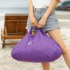 Ultralight Folding Boston Bag Auxiliary Travel Bag Purple