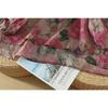 DIMANAF 2026 Women Plus Size New Summer Blouse Shirt Thin Casual Loose Lady Tops Shirts Cotton Linen Print Floral