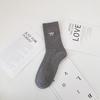 Women's Spring and Autumn New Embroidered Bowknot Mid-tube Socks Combed Cotton Women's Socks
